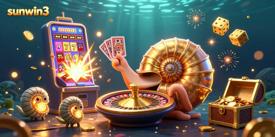 Experience the excitement of sunwin3 with vibrant gaming action and 3D illustrations bursting with rewards.